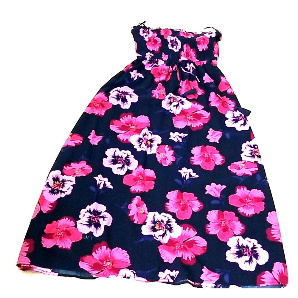 Strapless long dress